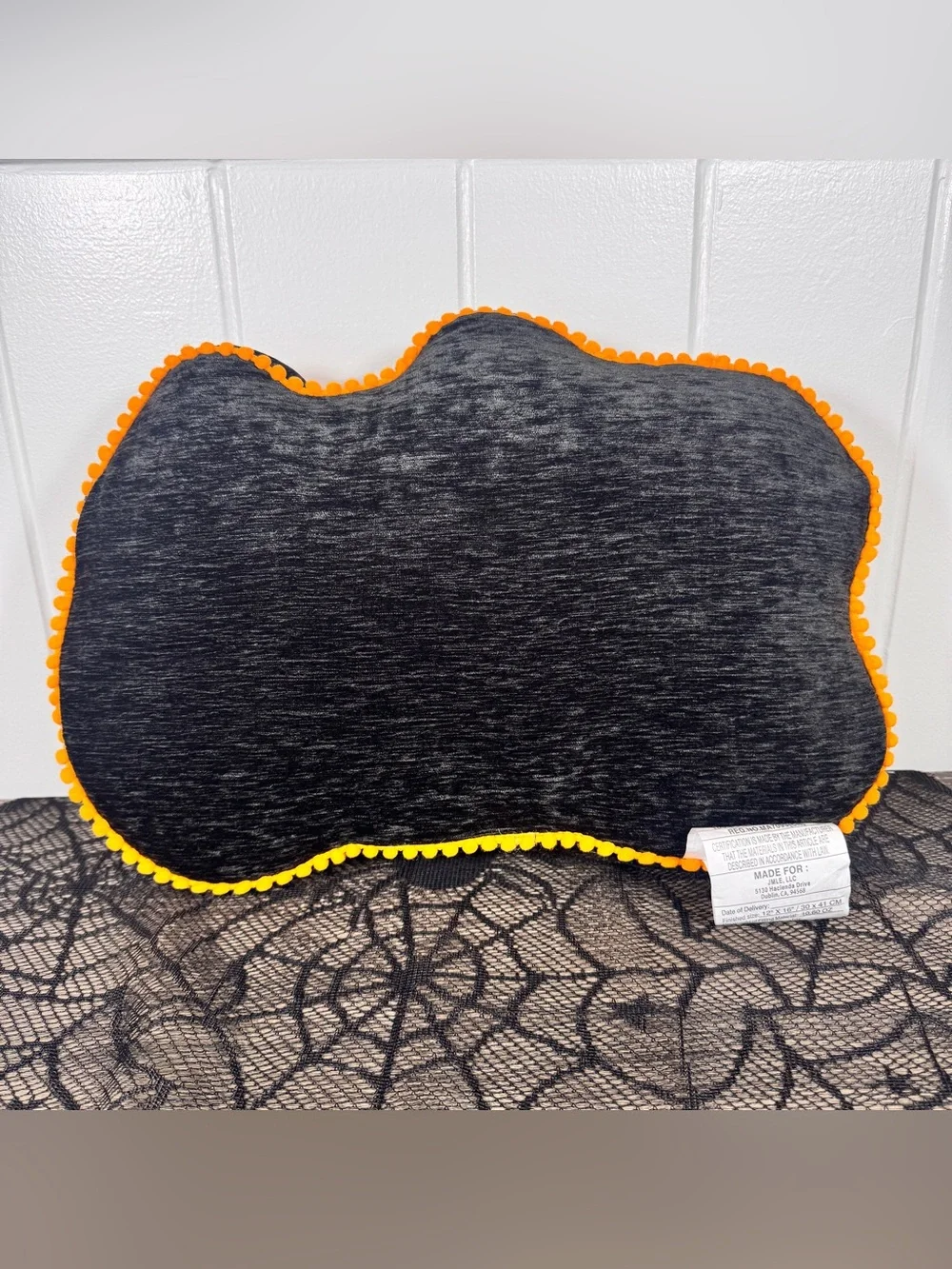 NEW The Halloween Shop Boo and Ghosts Halloween Pillow